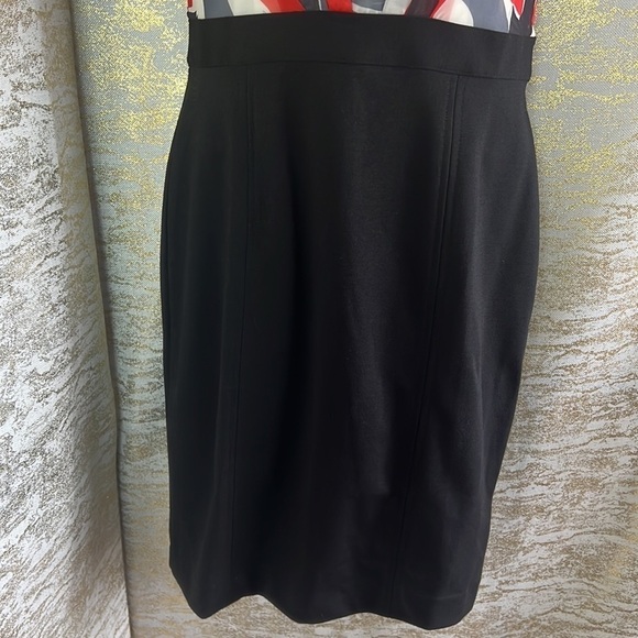 Banana Republic Casual Elegant Multicolor Sleeveless A-Line Dress Size 4 - Picture 4 of 14